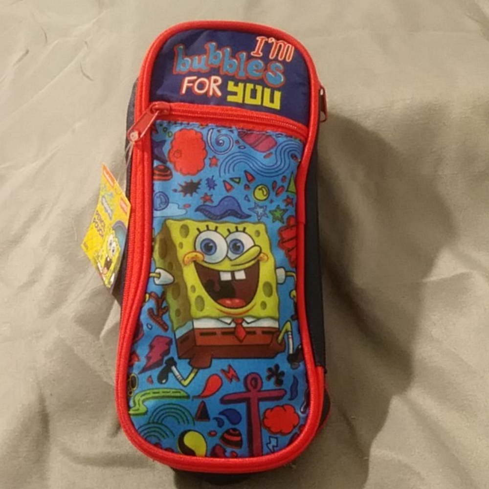 Nickelodeon SpongeBob SquarePants zipper pouch.